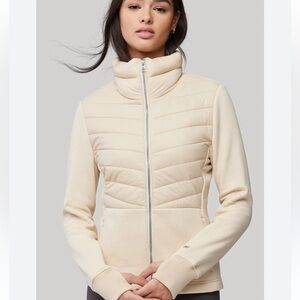 Soia & Kyo Women's Beige Puffer Jacket